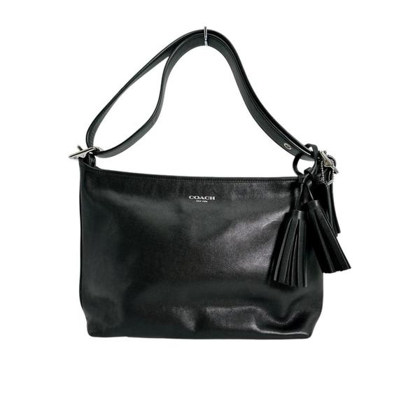 COACH Shoulder Bag Tote Tassel Legacy Leather 25355 Black,All Products : American Fashion Style Bags On Sale